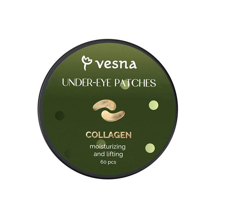 Гидрогелевые патчи под глаза Vesna Увлажнение и лифтинг 60 шт. (4820222661034)