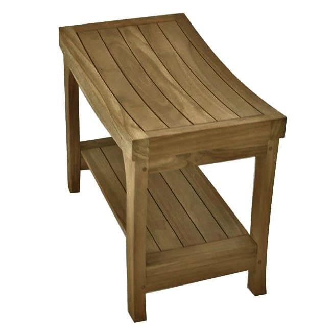 Табурет для ванной из дерева Сертена Корица (ТВН-010233)