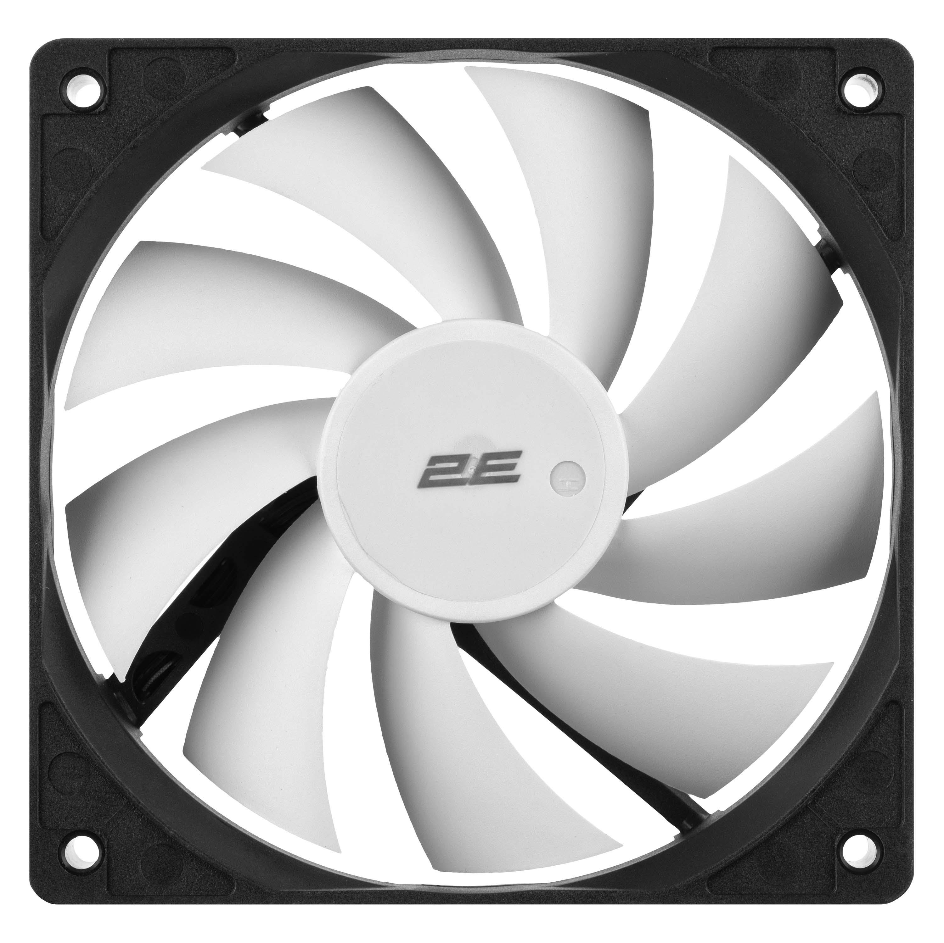Корпусний вентилятор 2E F120-SN d 120 мм Чорний (2E-F120-SN)