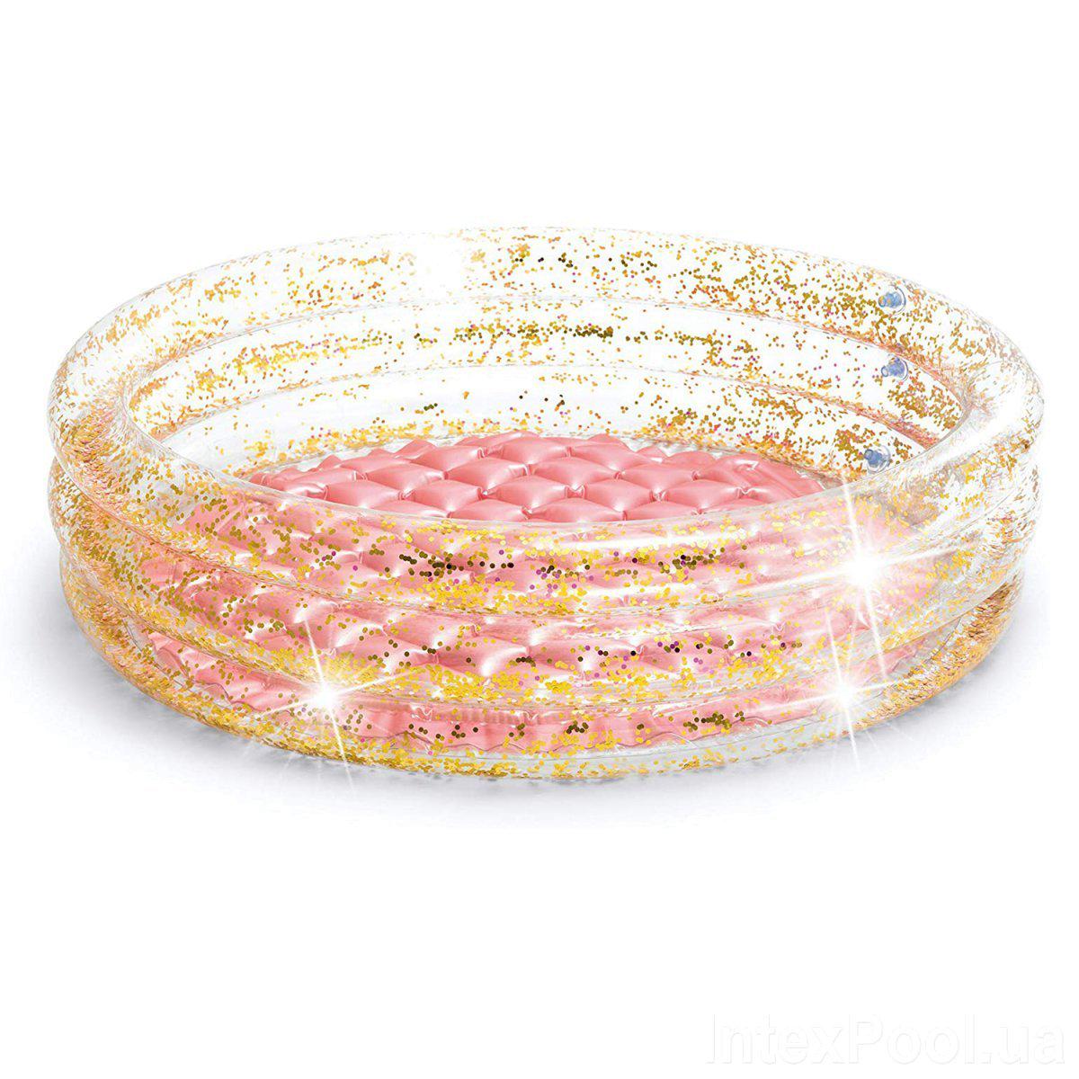 Басейн дитячий з блискітками Intex 57103 86х25 см