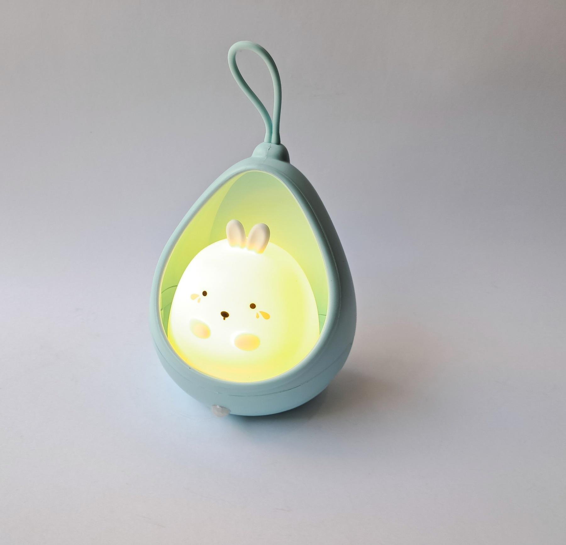 Світильник акумуляторний зайчик у кошику із сенсором руху Синій (TL-11ZA) - фото 7 Світильник акумуляторний зайчик у кошику із сенсором руху Синій (TL-11ZA) - фото 7