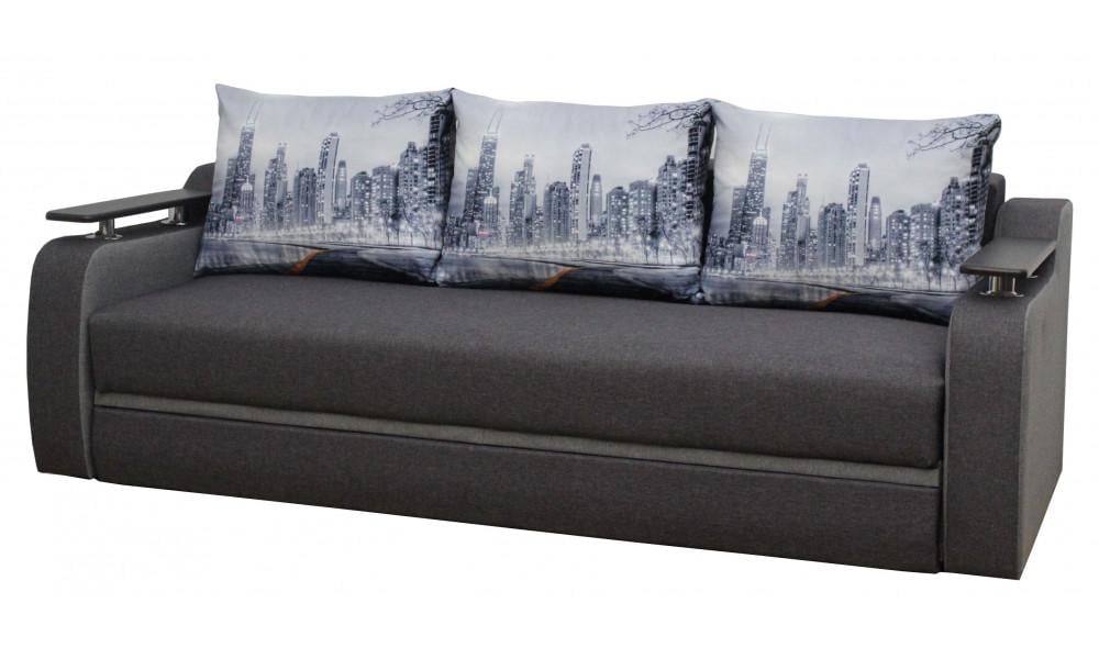 Диван Garnitur.plus Браво 95х250х100 см Сірий (DP-420)