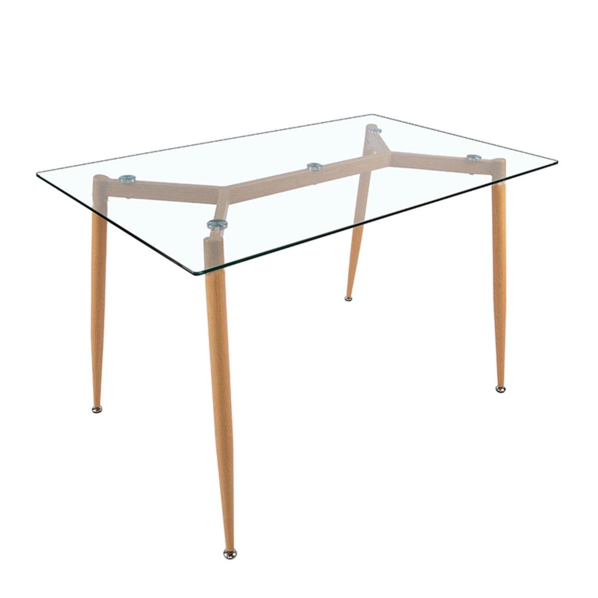 Стіл обідній Мікс Меблі Джангл Glass 1200х800 мм Термодрук/Скло