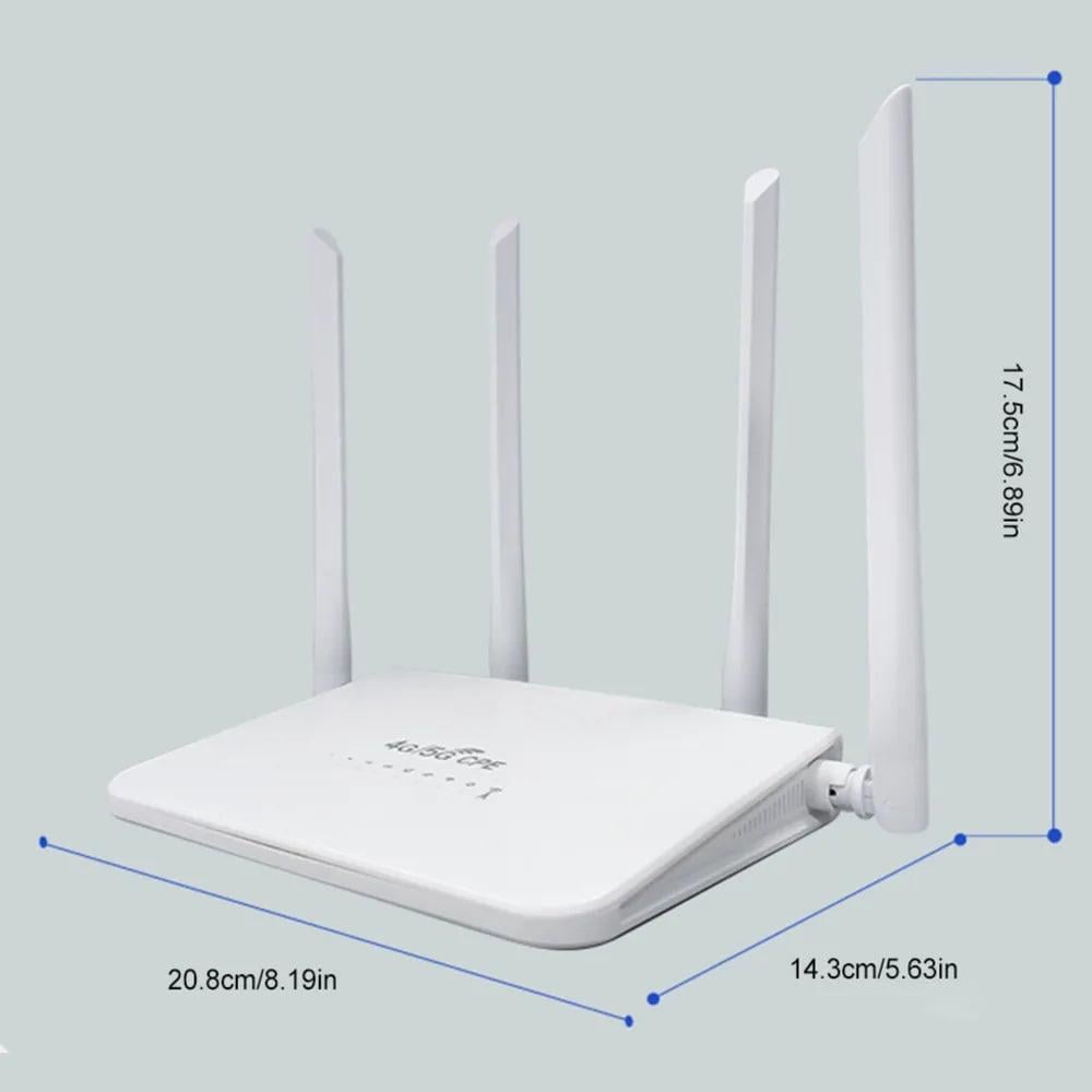 WI-FI-роутер CPE R103 4G/5G SIM 300 Mbps Білий (21407329) - фото 8