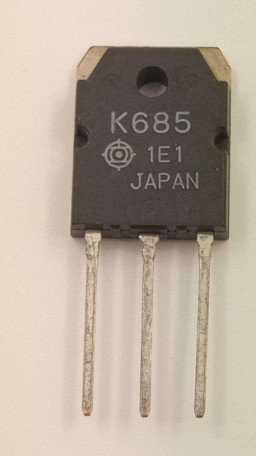 Транзистор 2SK685 n-channel 1000V 5A 1,5Om TO-3P
