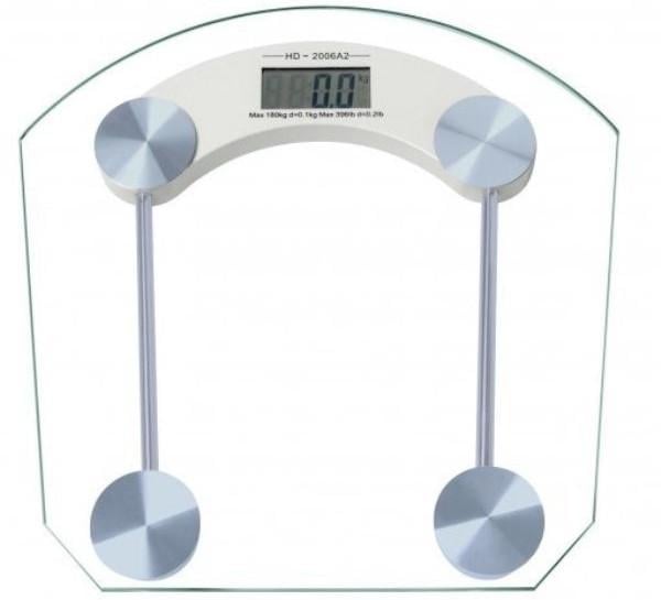 Весы напольные Personal Scale 2003B квадратные с датчиком температуры - фото 1