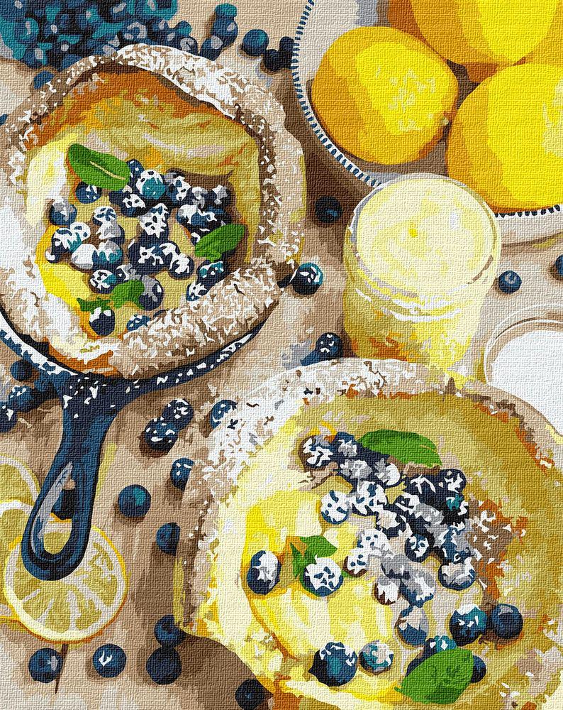 Картина по номерам Ідейка KHO5542 Лимонный Завтрак 40x50 см (27903)