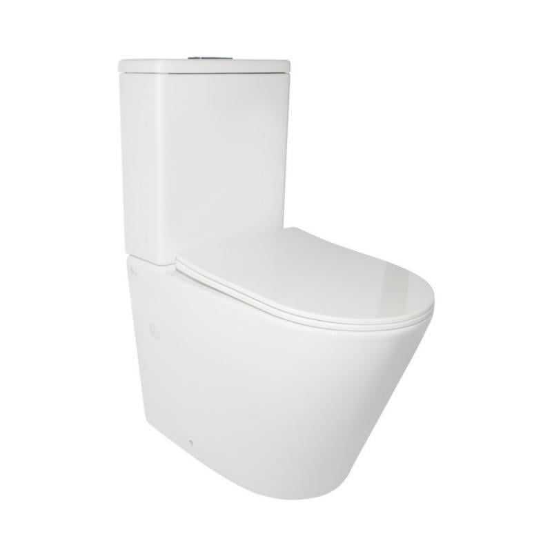 Унитаз-компакт Q-tap Stork безободковый с сиденьем Soft-close QT15222179W (14062) Унитаз-компакт Q-tap Stork безободковый с сиденьем Soft-close QT15222179W (14062)
