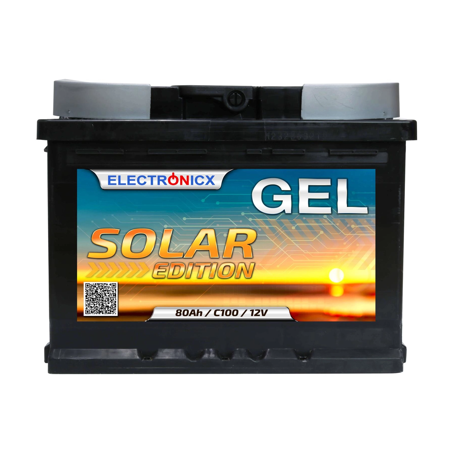 Акумулятор тяговий Electronicx Gel для безперебійників котлів будинку 12 V 80 mAh