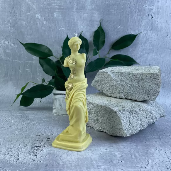 Свеча восковая Венера Милосская Белый (955_7-165)