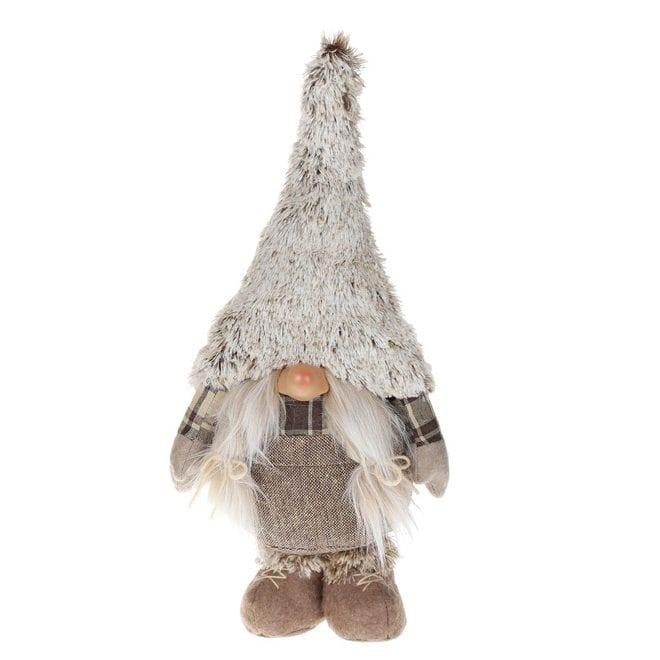 Фигурка новогодняя мягкая Flora Гном Девочка 47 см (13114)