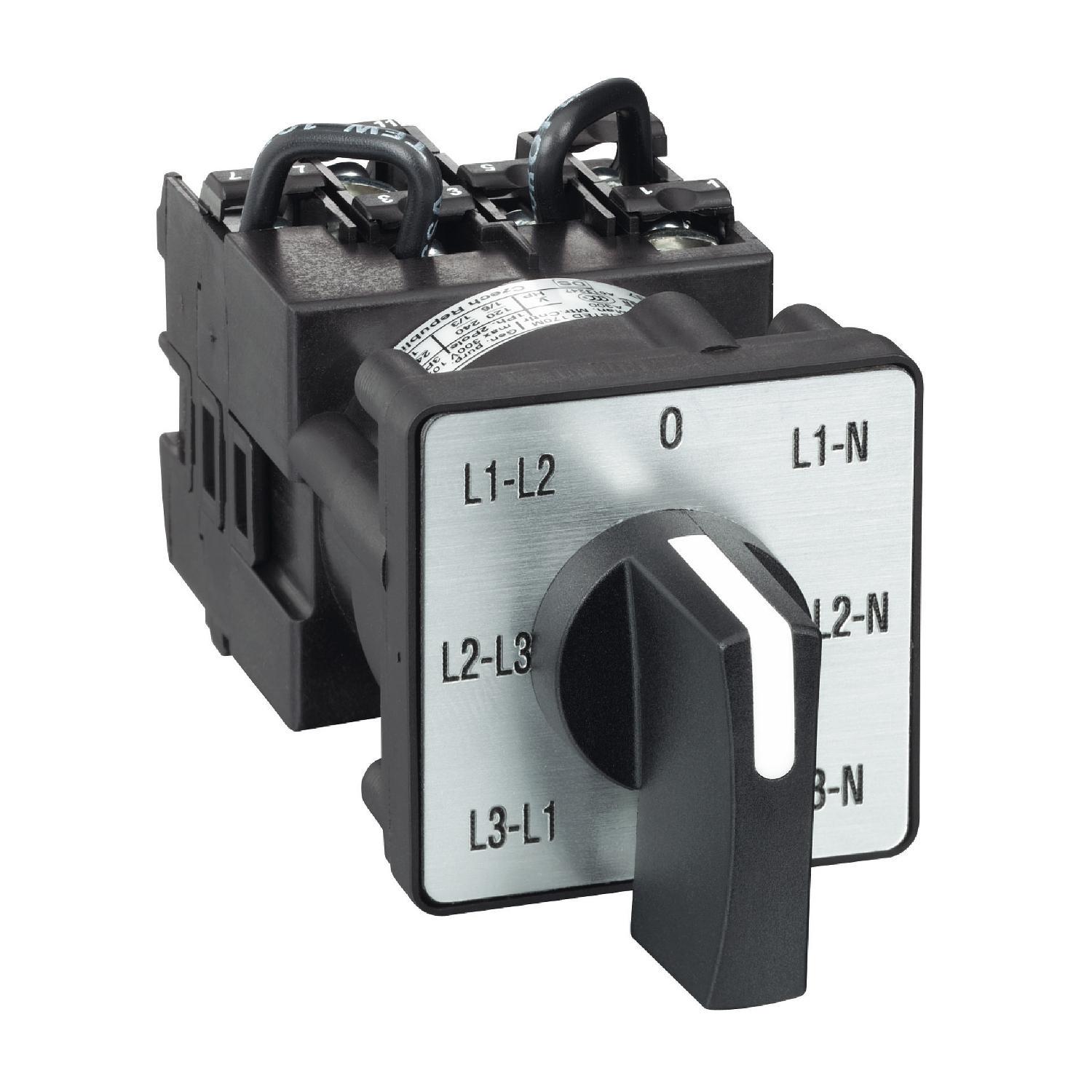 Переключатель пакетный Schneider Electric Harmony K вольтметр 12A 400V (K1F027MLH)