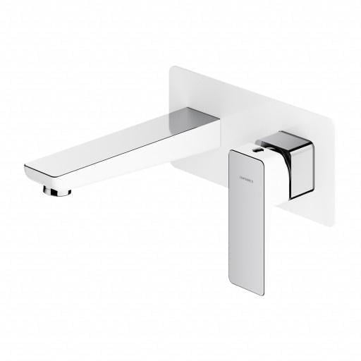 Смеситель для раковины Omnires Parma Chrome/White (PM7415CRB)