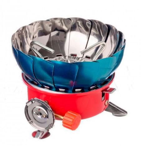 Горелка газовая UKC K-203 с пьезоподжигом и защитой от ветра Красный - фото 3 Горелка газовая UKC K-203 с пьезоподжигом и защитой от ветра Красный - фото 3