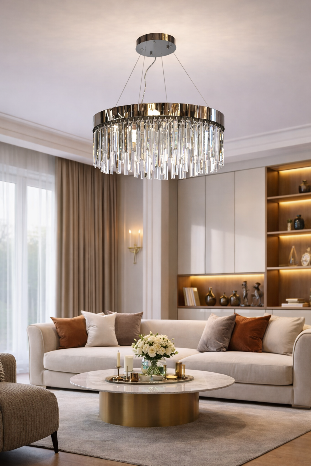 Люстра Monaco Crystal Е14 220V х 10 шт. (20294/800L CH)