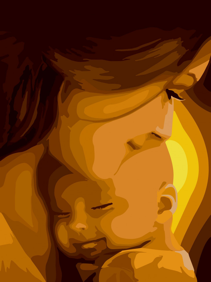 Картина по номерам Счастье 30х40 см (KHO2312)