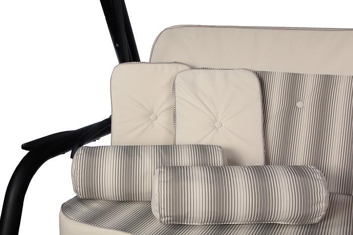 Мягкий комплект к качелям Ost-Fran Emilia Серо-бежевый (2956) - фото 2 Мягкий комплект к качелям Ost-Fran Emilia Серо-бежевый (2956) - фото 2