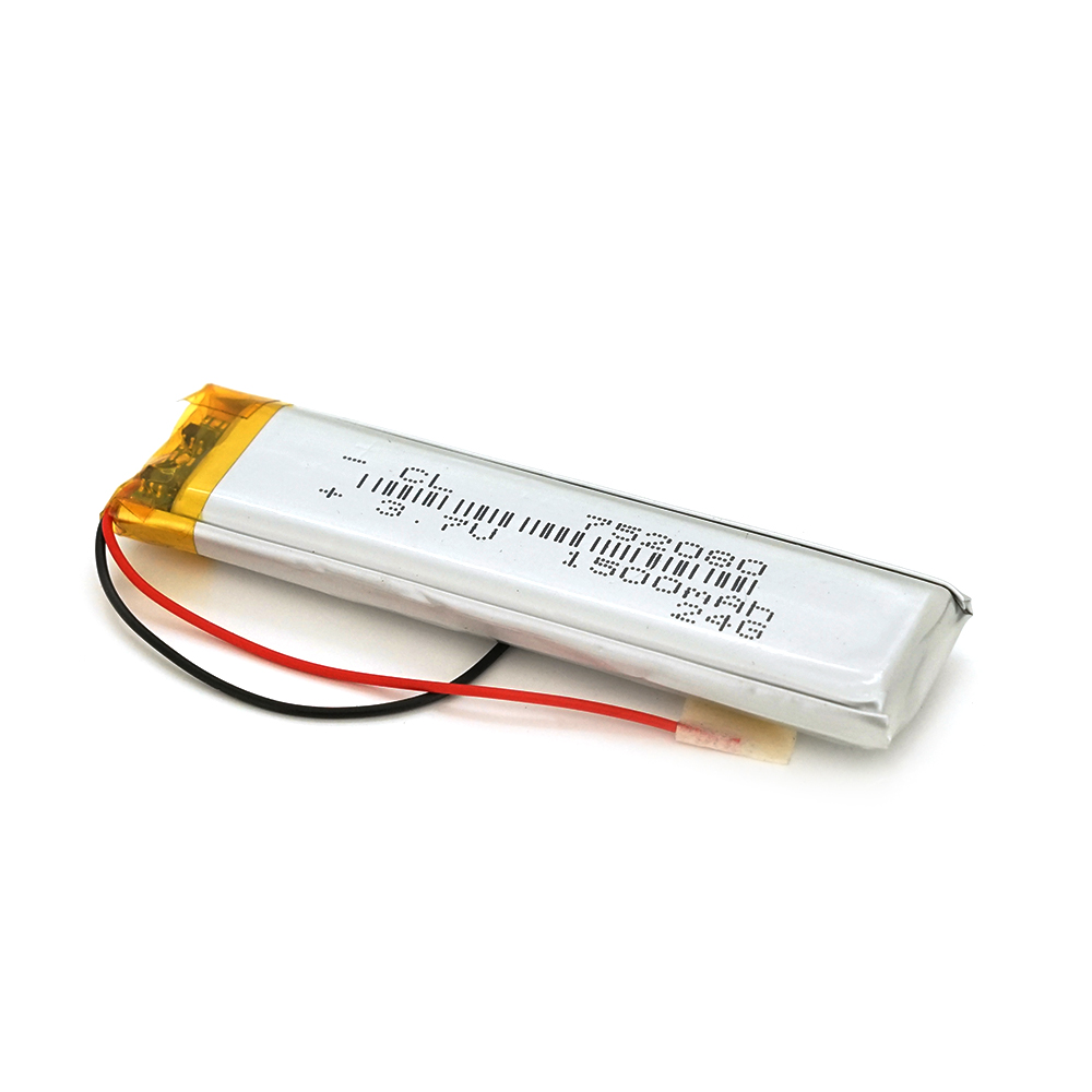 Аккумулятор литий-полимерный Voltronic 7,5x20x80 мм Li-ion 3,7V 1500 мАч (37737)
