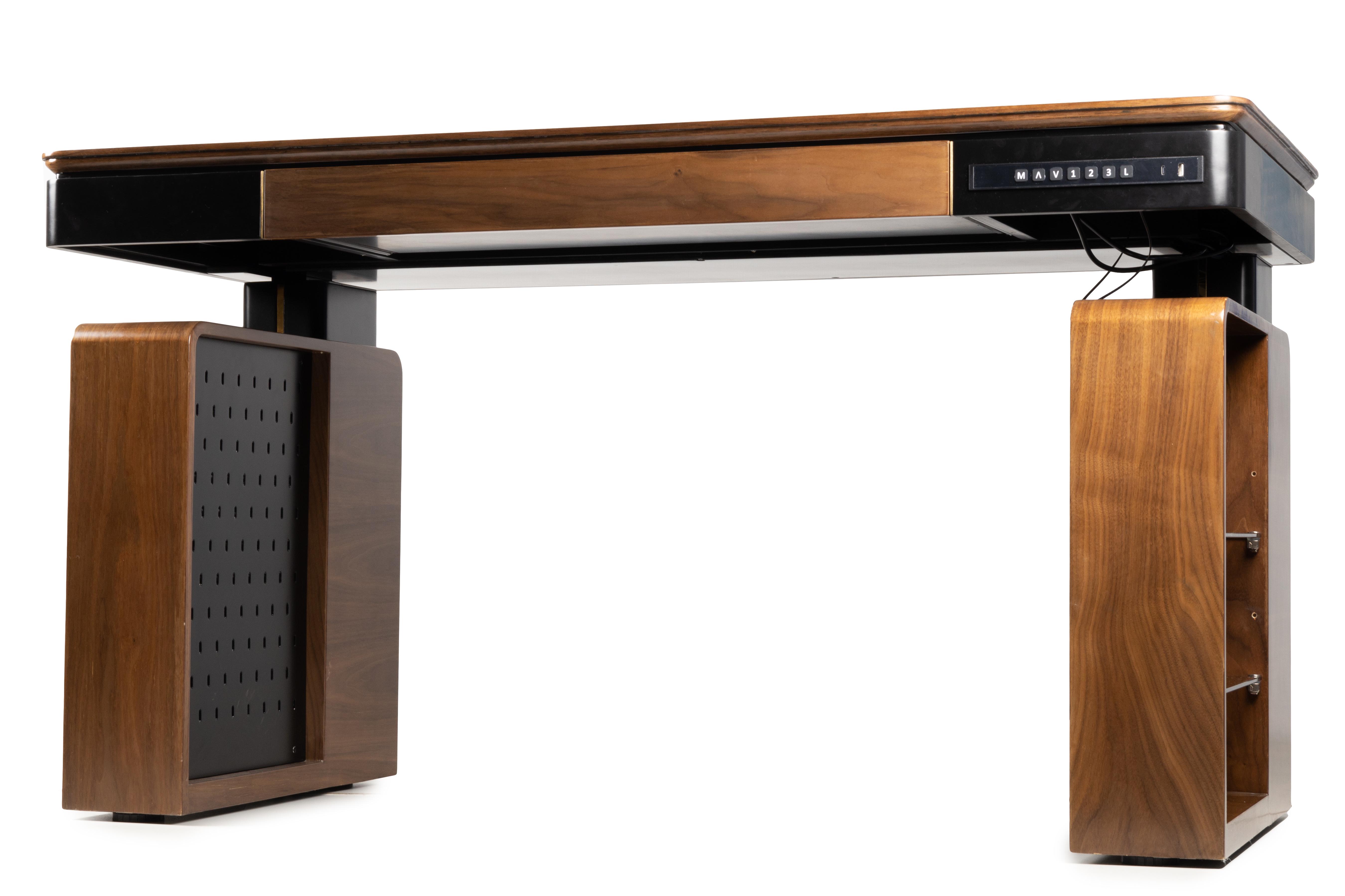 Регульований стіл кабінет Barsky Lux 2 motors 1400x700 мм Wood (LT-01) - фото 13