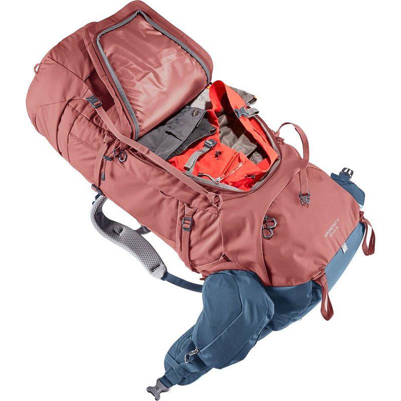 Туристичний рюкзак Deuter Aircontact X 80+15 л SL Redwood-Ink (3370522 5335) - фото 9