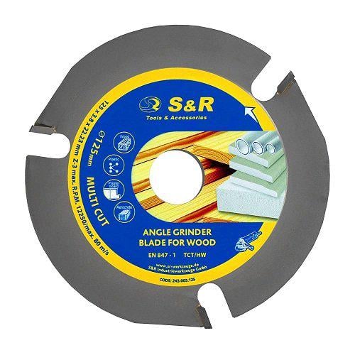 Диск пильный S&R Multi Cut 125х22,2х3,8 мм (243003125) - фото 1