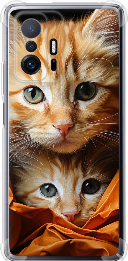 Чехол на Xiaomi 11T Pro Котики 2 (5664sp-2552-42517)