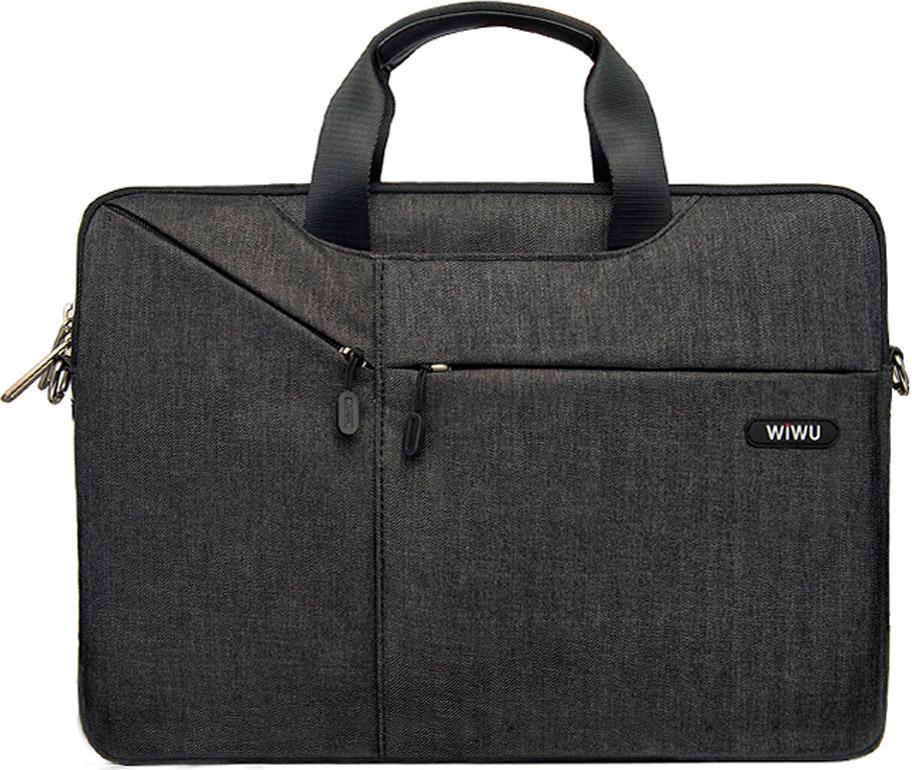 Cумка для ноутбука WiWU City Commuter Bag 16.2" Black - фото 3