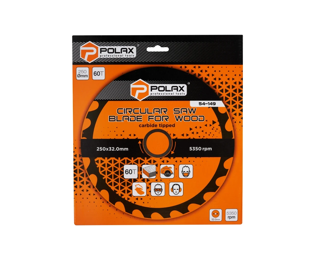 Диск пильний по дереву 250x32,0/30,0/25,4 мм 60Т (27806093) - фото 2