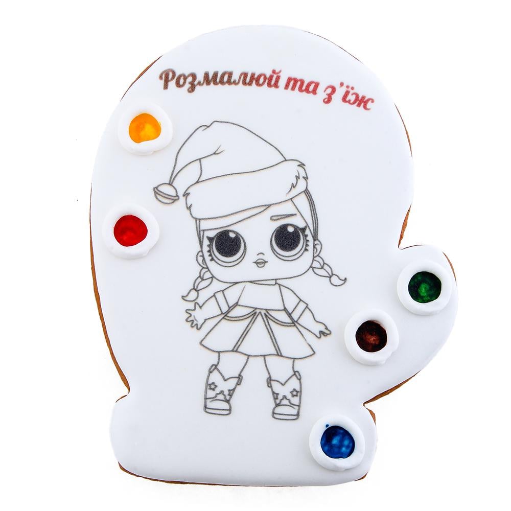 Пряник-розмальовка Крафт Печиво Лялька 85 г