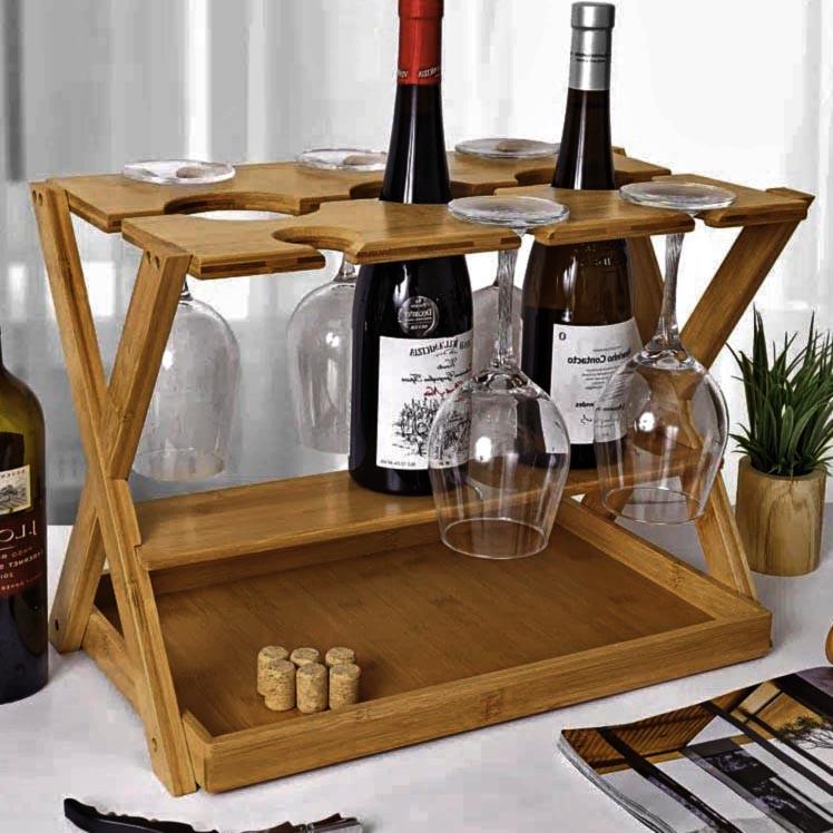 Полка для вина настольная Комбел Сиена (Впс-004705)