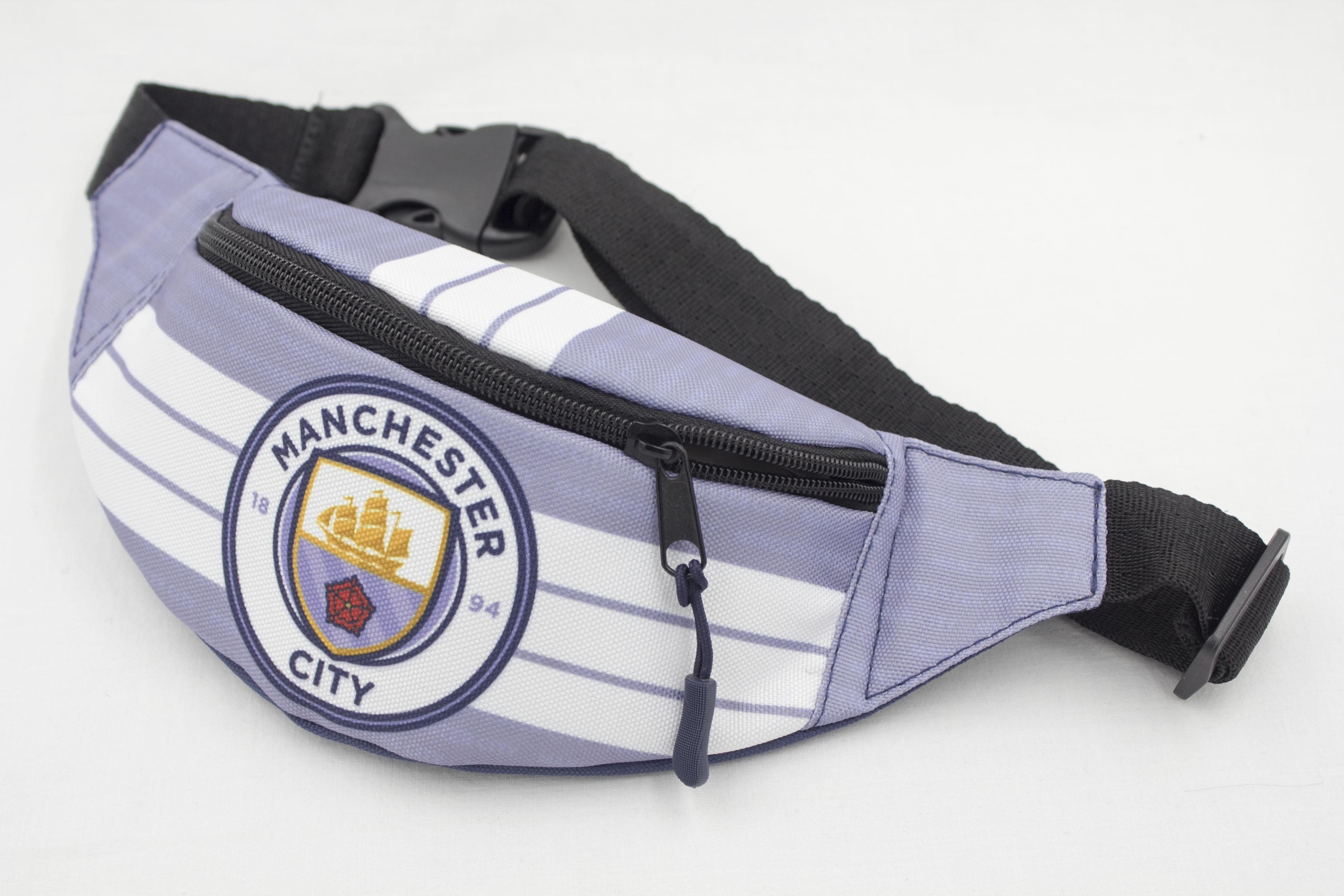 Бананка для хлопчика з регулюючим ремінцем 4-8 років ФК Манчестер Сіті Блакитно-білий (Д-029) - фото 4 Бананка для хлопчика з регулюючим ремінцем 4-8 років ФК Манчестер Сіті Блакитно-білий (Д-029) - фото 4