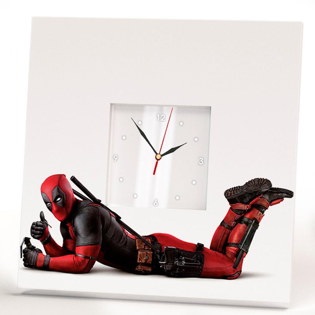 Часы с рисунком Deadpool Marvel 260x260 мм (C03473)