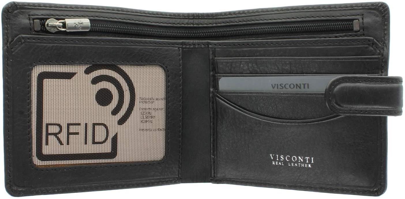 Кошелек мужской кожаный Visconti Massa TSC41 Black - фото 3