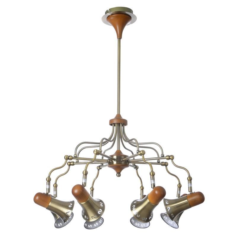 Люстра стельова Павук Brille HTL-127S/8 на 8 плафонів Люстра стельова Павук Brille HTL-127S/8 на 8 плафонів