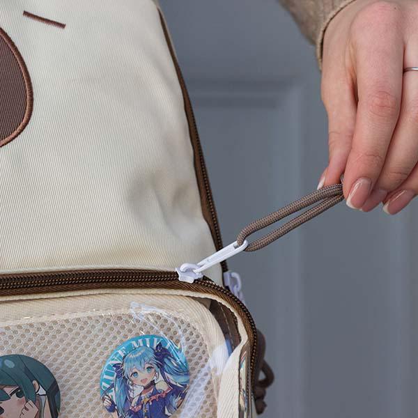 Рюкзак молодежный Capybara 45х31х13 см Бежевый (ЦБ-00032199) - фото 4 Рюкзак молодежный Capybara 45х31х13 см Бежевый (ЦБ-00032199) - фото 4