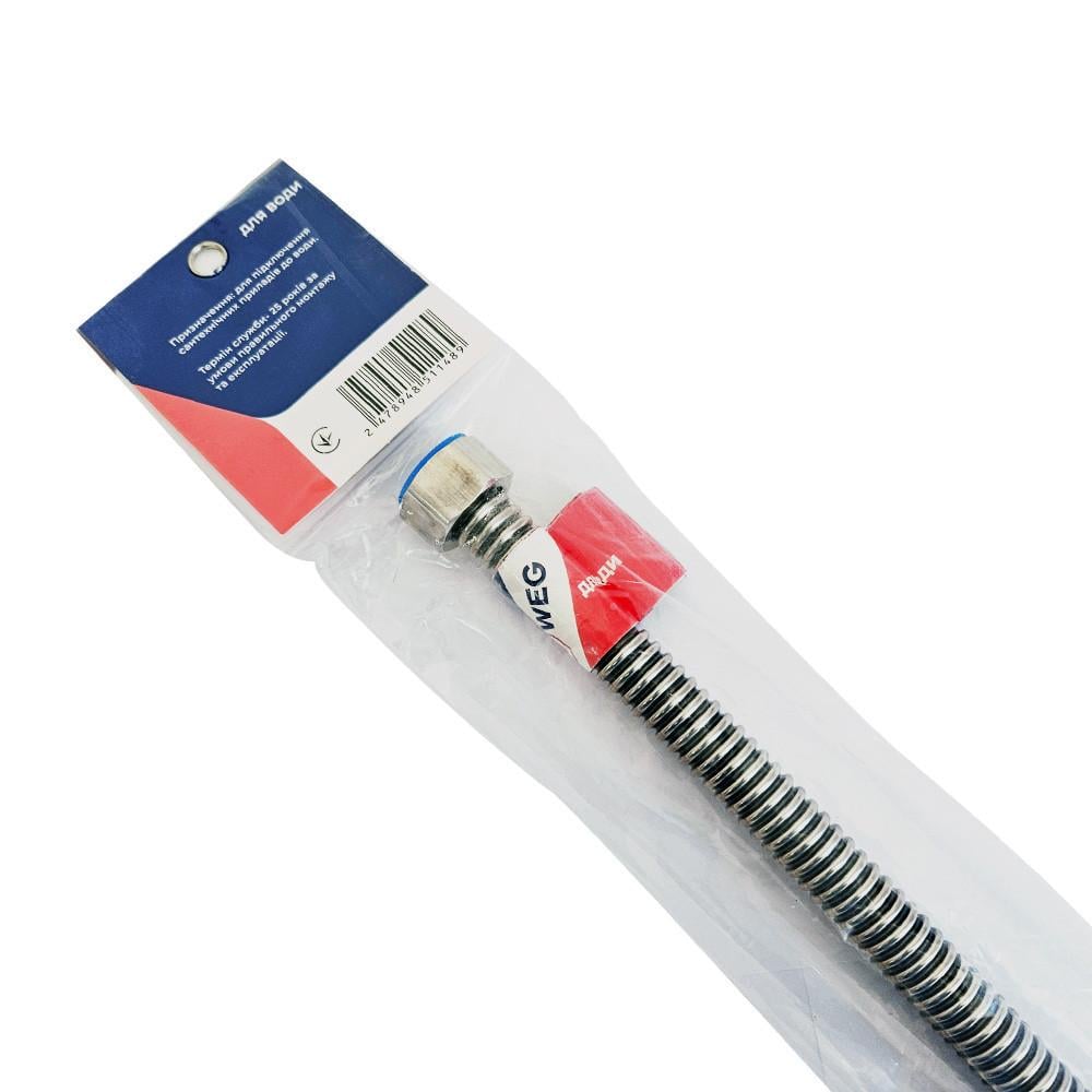 Шланг для воды WEG W-58 гибкий 1/2" x 100 см (2044986050) - фото 3 Шланг для воды WEG W-58 гибкий 1/2" x 100 см (2044986050) - фото 3