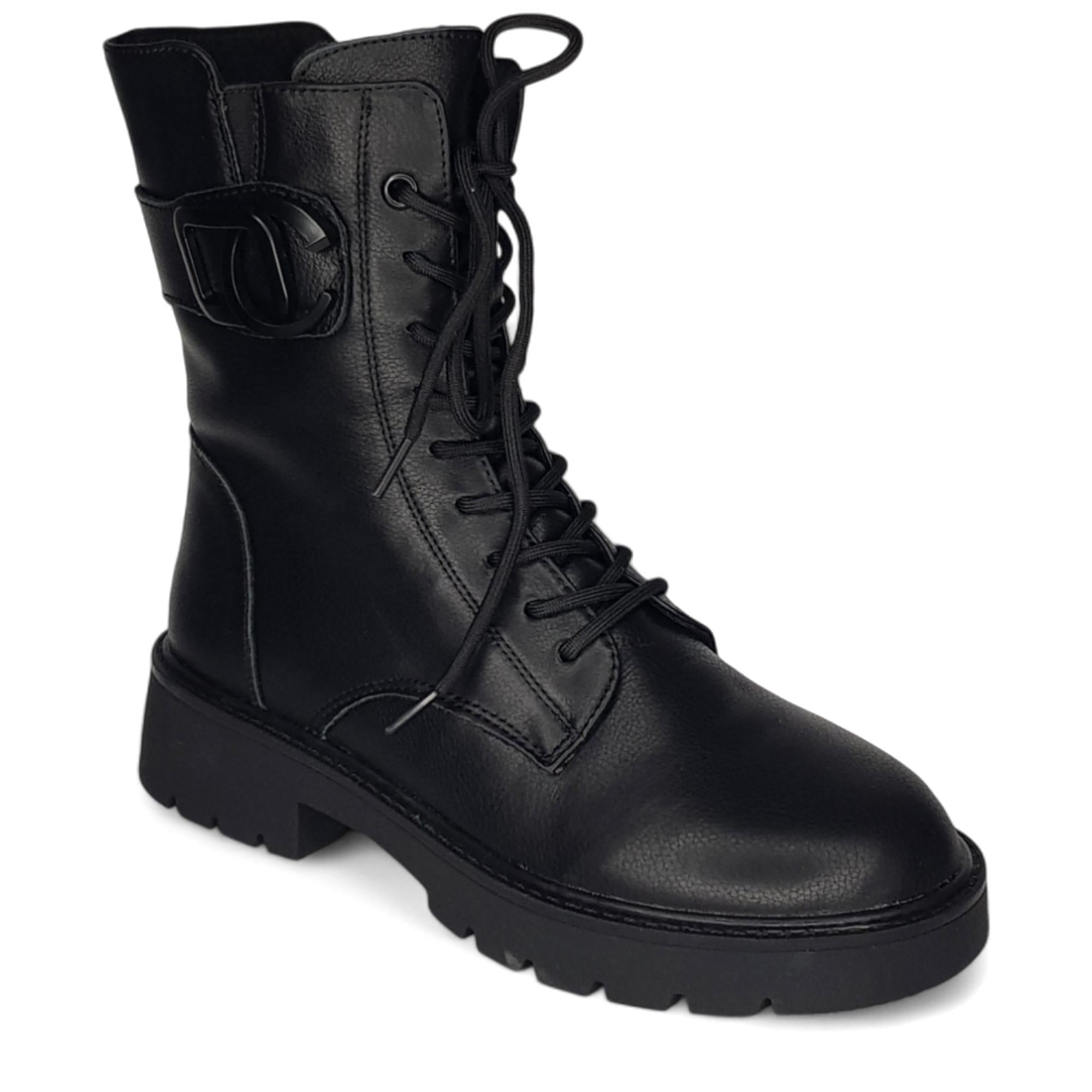 Ботинки женские зимние Wollen повседневные р. 40 Черный (013785-40)