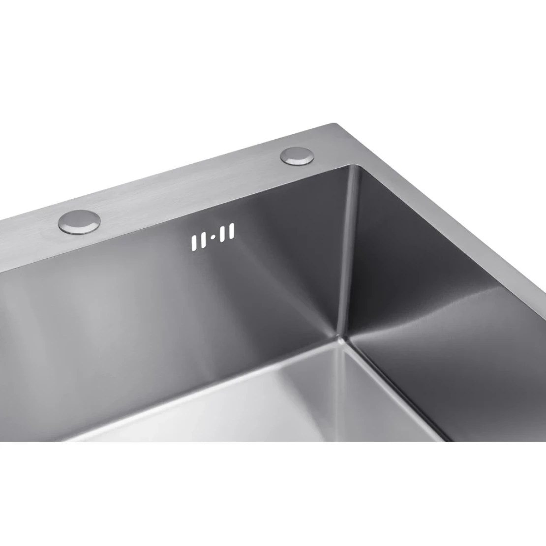 Мийка для кухні Kroner KRP Derby 5050HM Brush 2,5/0,5 мм з нержавіючої сталі (CV027234) - фото 5 Мийка для кухні Kroner KRP Derby 5050HM Brush 2,5/0,5 мм з нержавіючої сталі (CV027234) - фото 5