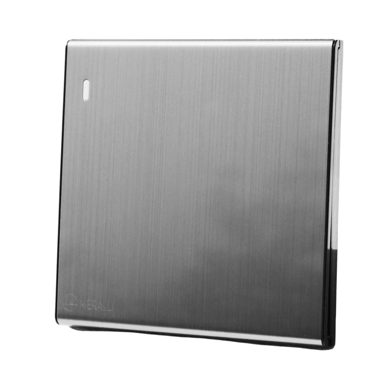 Кнопка дзвінка з підсвіткою MERALLI INOX із нержавіючої сталі безрамкова (SWKZ1K005)