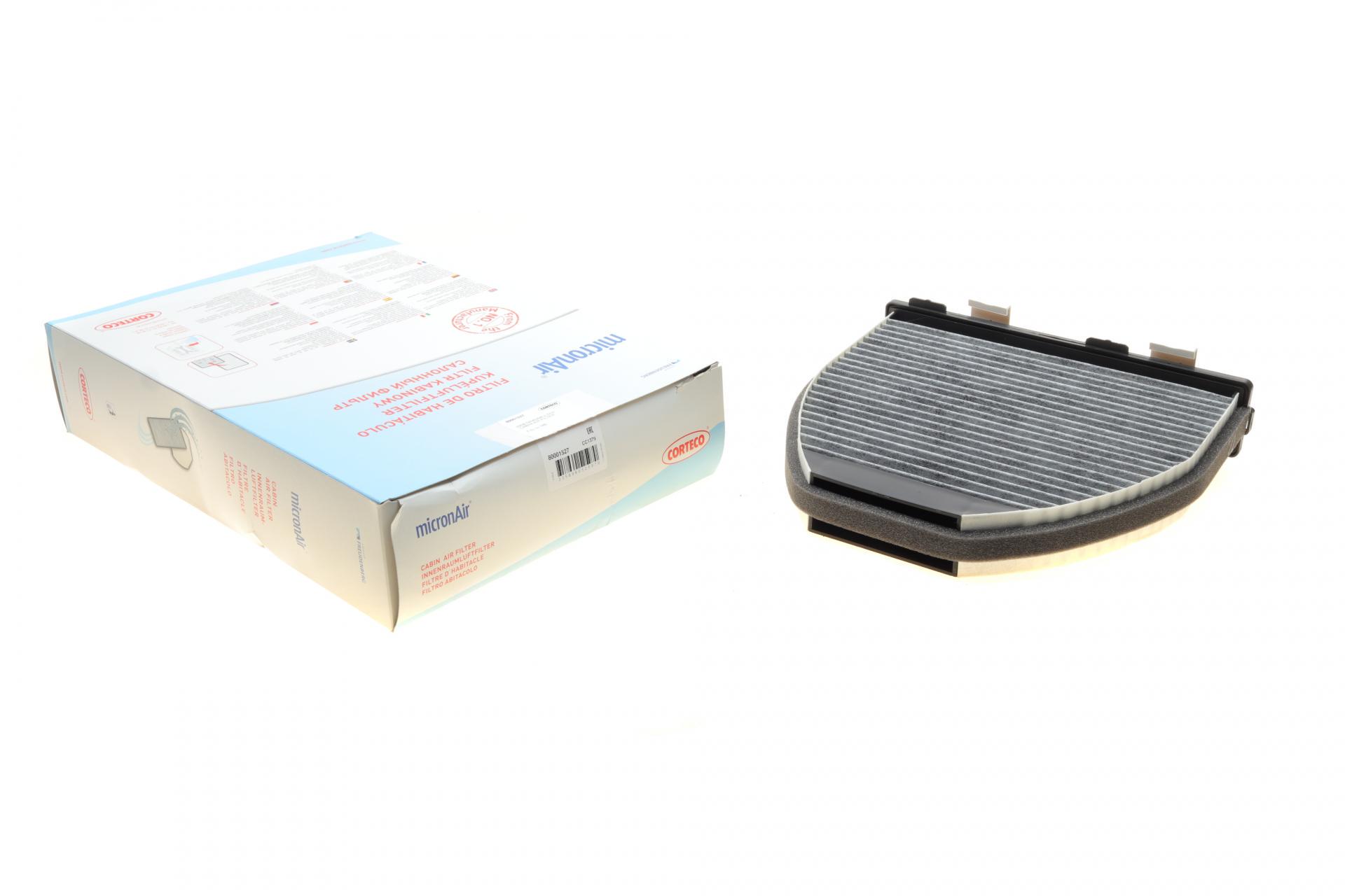 Фильтр салона CORTECO для MB GLK-class X204 08- угольный (80001527)