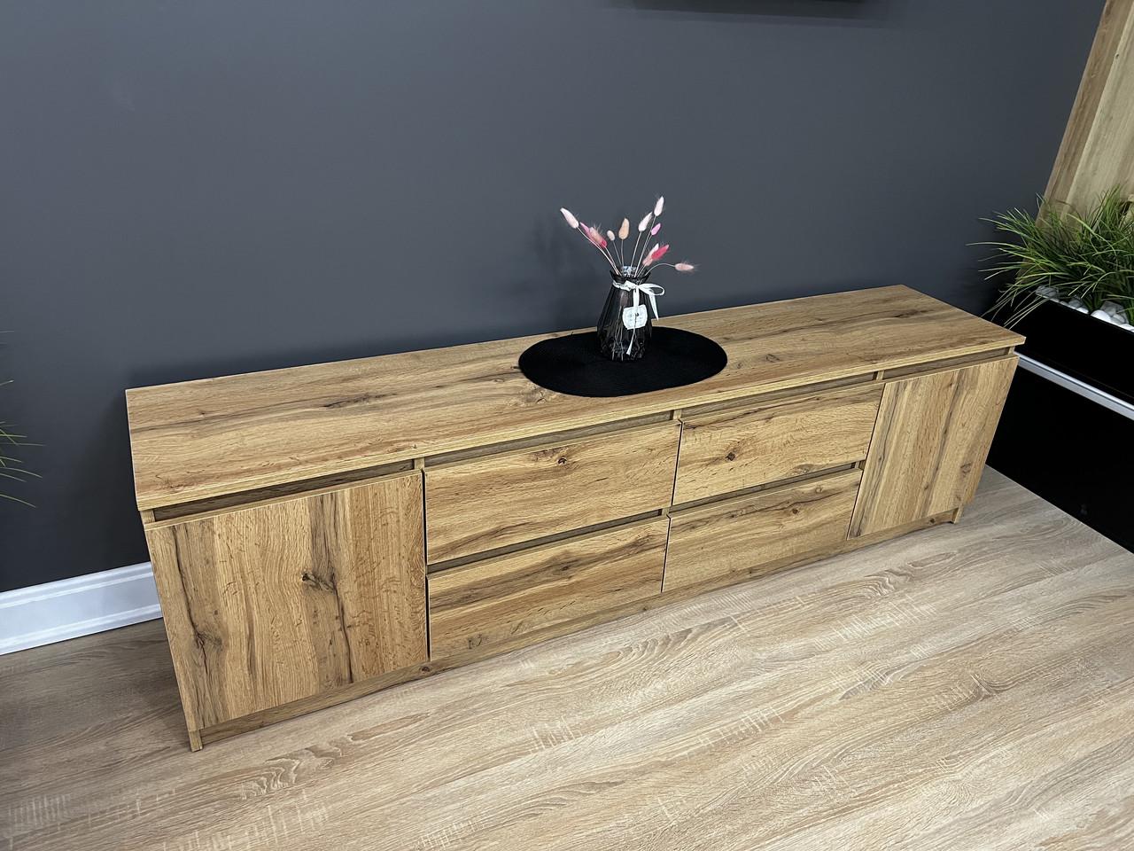 Тумба під ТВ Eверест 1804х510х370 мм Дуб аппалачі - фото 1 Тумба під ТВ Eверест 1804х510х370 мм Дуб аппалачі - фото 1