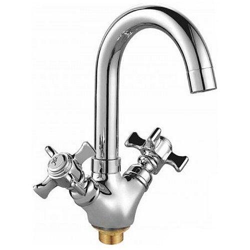 Смеситель для умывальника Cron Zeus 274 гайка (CR0084) - фото 2