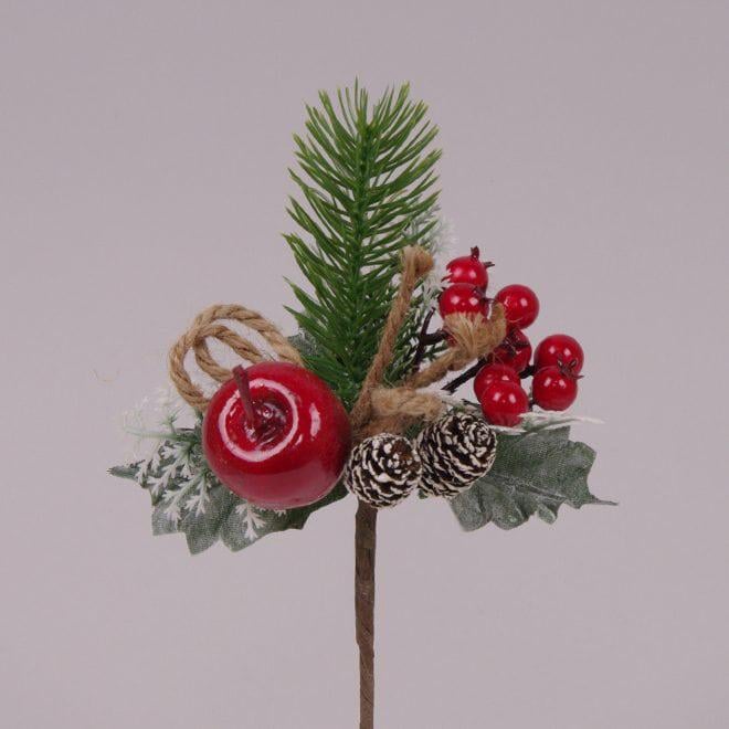 Веточка новогодняя Flora 12 шт. (75458)