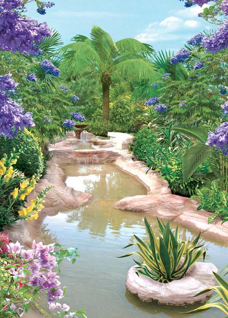 Фотошпалери на паперовій основі Ніка Східний сад 196х140 см (2000000453699)