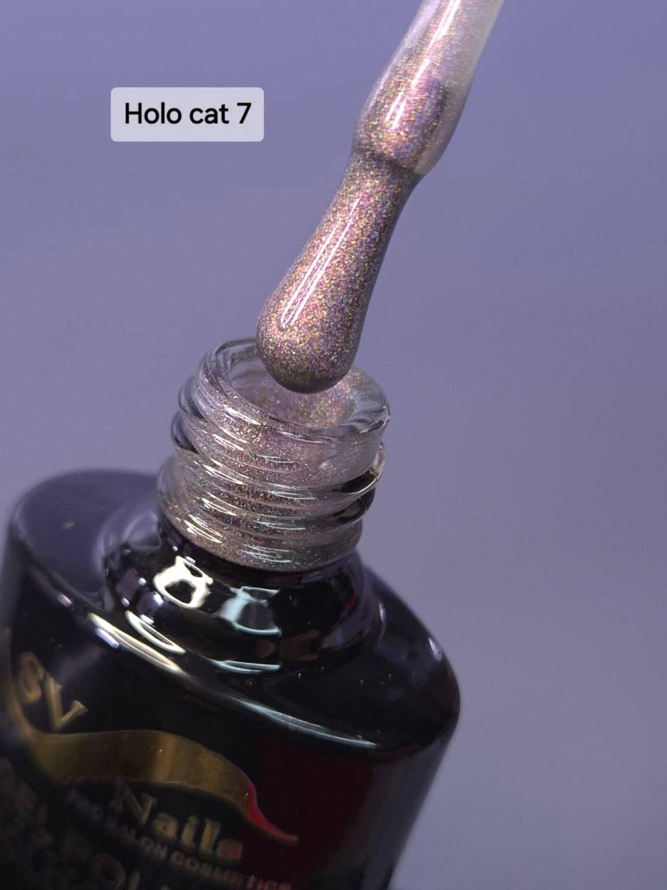 Гель лак Holo Cat Svn № 7 10мл (000508) - фото 2 Гель лак Holo Cat Svn № 7 10мл (000508) - фото 2