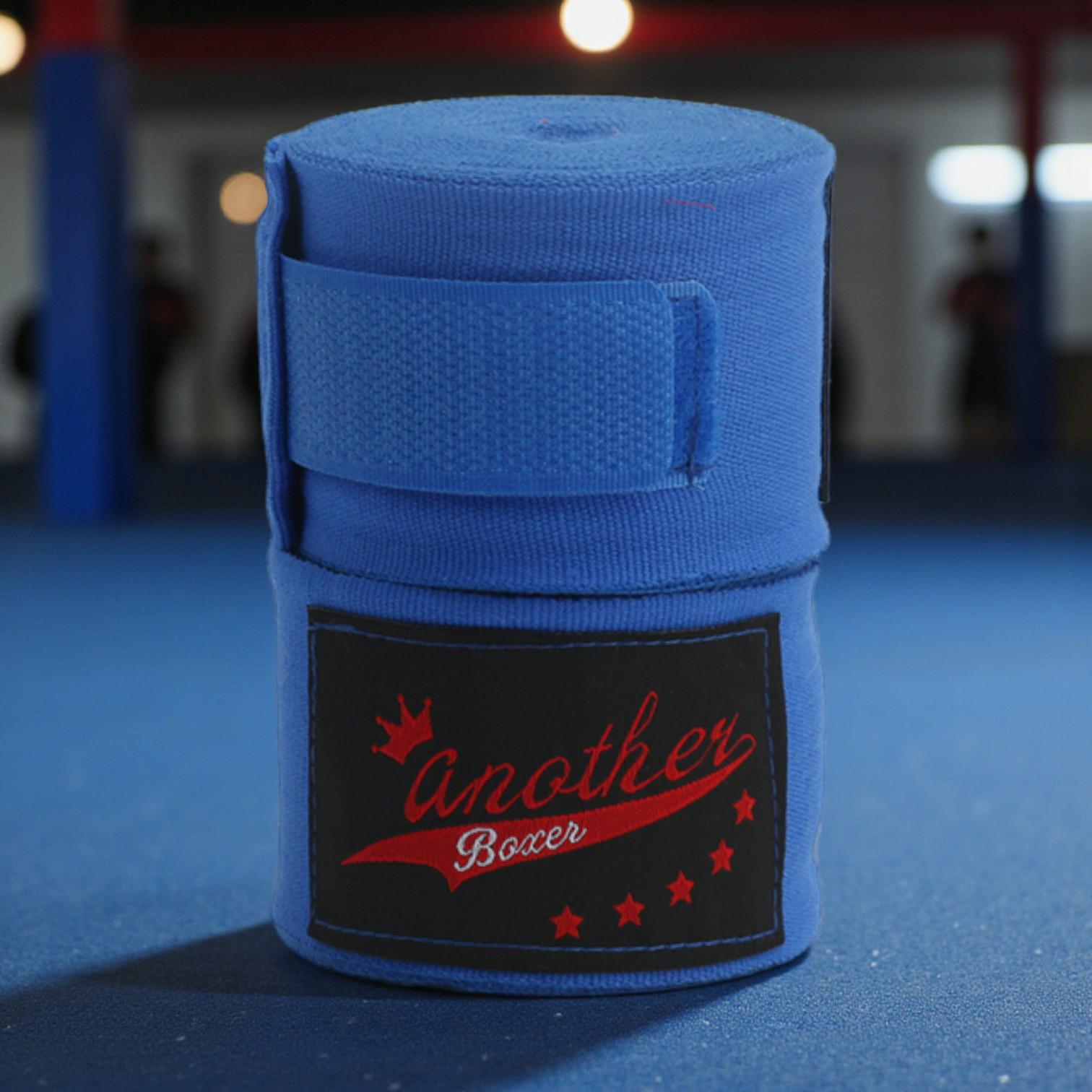 Бинти боксерські Another Boxer під рукавички 3 м Синій - фото 5 Бинти боксерські Another Boxer під рукавички 3 м Синій - фото 5