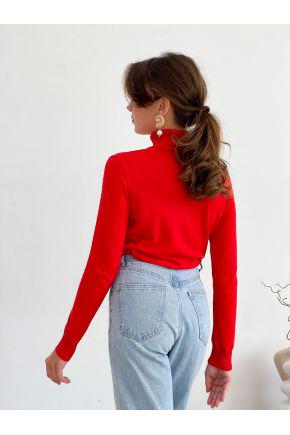 Джемпер ART KNIT M Морквяно-червоний (27044) - фото 4 Джемпер ART KNIT M Морквяно-червоний (27044) - фото 4