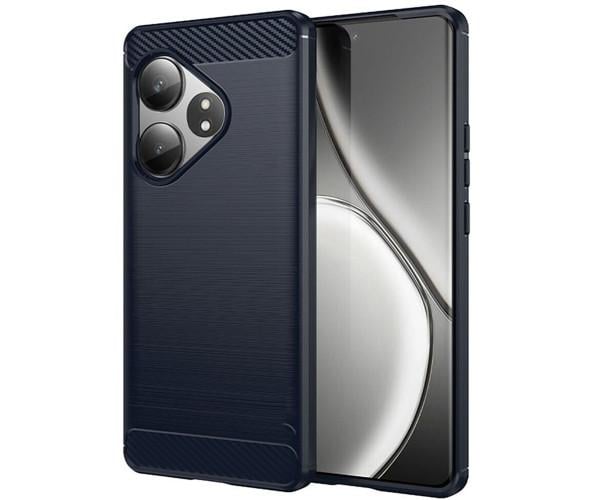 Чехол - накладка Polished Carbon для Realme GT Neo6 / GT 6T / GT Neo6 SE Синий Чехол - накладка Polished Carbon для Realme GT Neo6 / GT 6T / GT Neo6 SE Синий