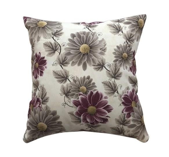 Декоративная подушка Скиф С цветочным принтом 50х50 см
