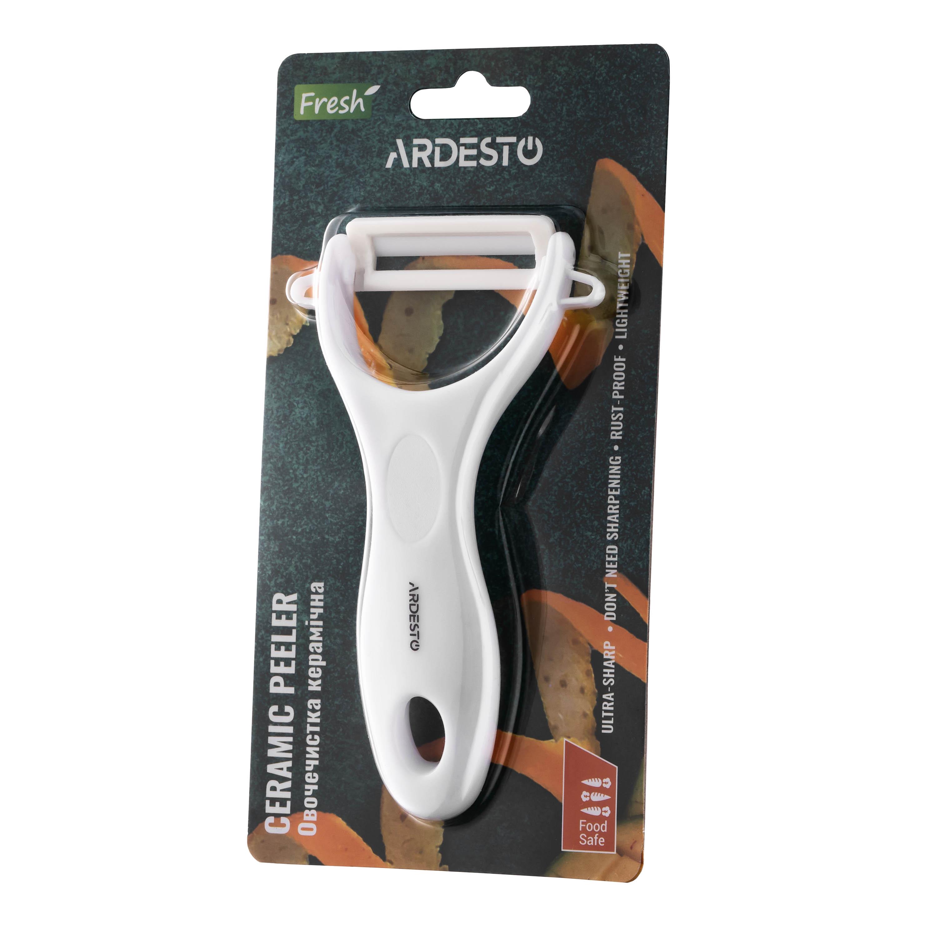 Овощечистка Ardesto Fresh AR8340W 13,5 см Белый - фото 3